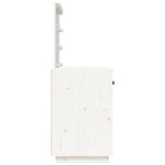 Kaptafel Met Led 95X50X133,5 Cm Massief Grenenhout