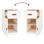 Bureaukastje 40X50X75 Cm Massief Grenenhout