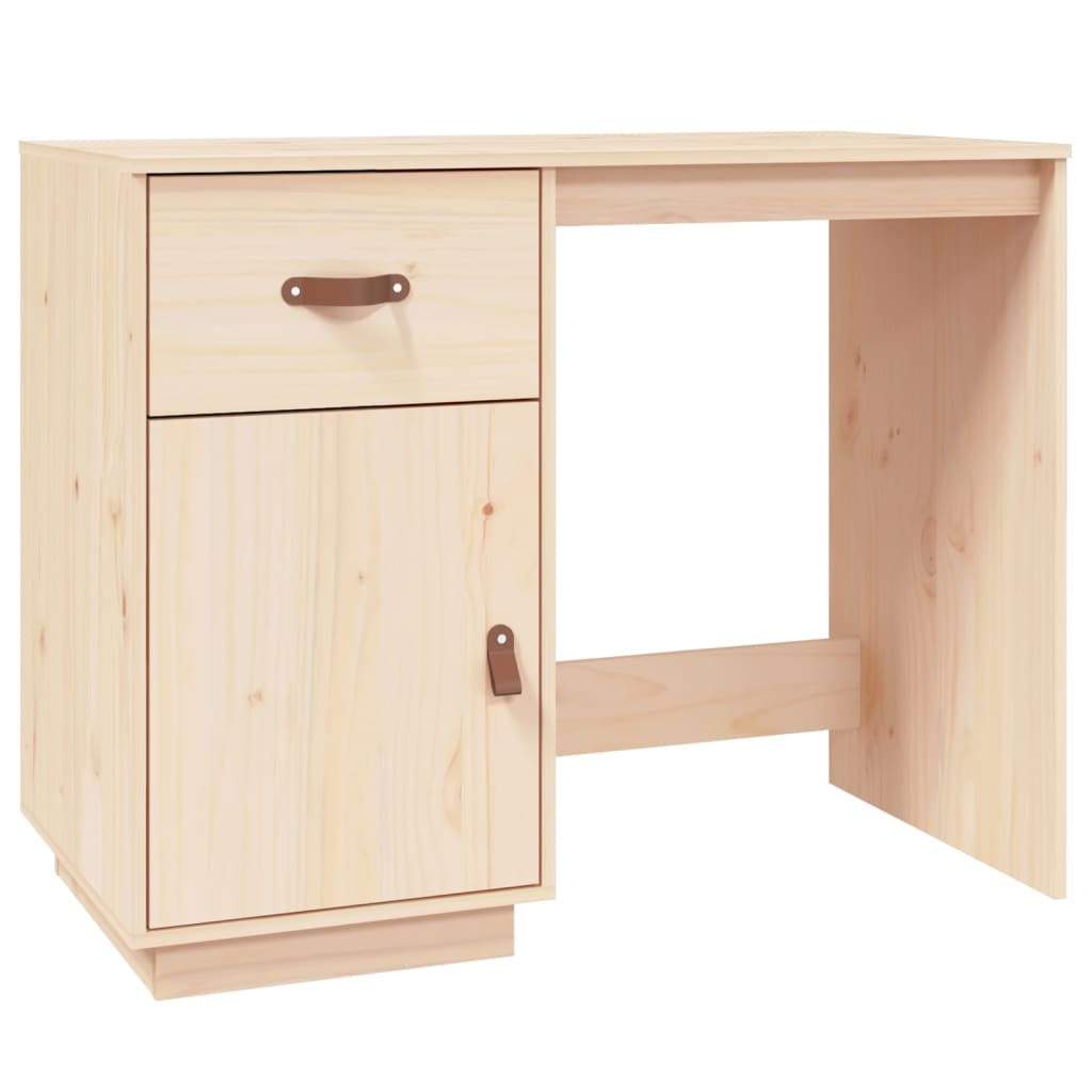 Bureau 95X50X75 Cm Massief Grenenhout