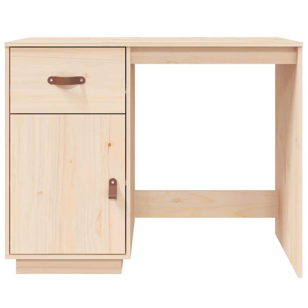 Bureau 95X50X75 Cm Massief Grenenhout