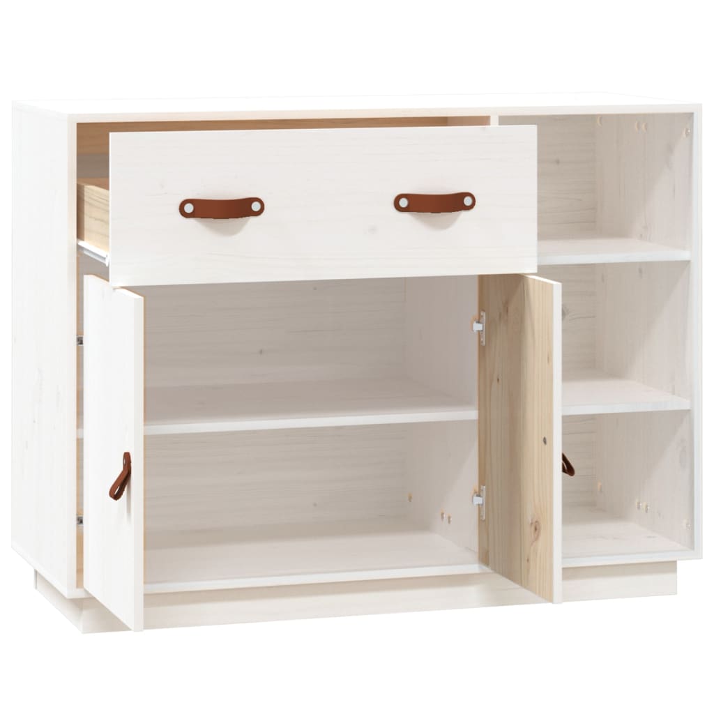 Dressoir 98,5X40X75 Cm Massief Grenenhout