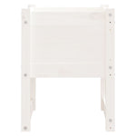 Plantenbakken 40X40X5,5 Cm Massief Grenenhout Wit