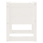 Plantenbakken 40X40X5,5 Cm Massief Grenenhout Wit