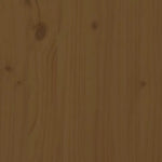 Plantenbakken 40X40X5,5 Cm Massief Grenenhout Honingbruin