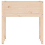 Plantenbak 78X40X8 Cm Massief Grenenhout