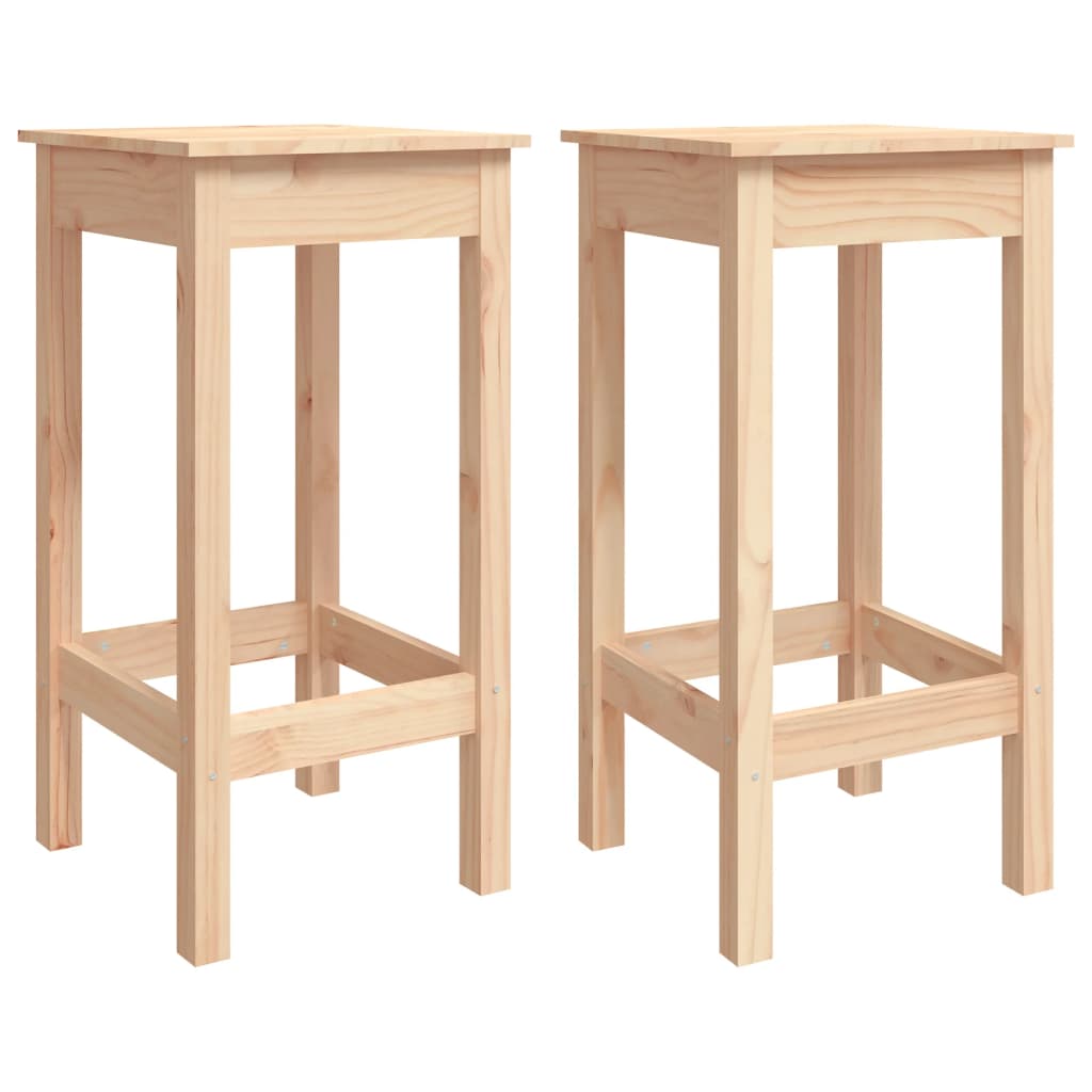 Barstoelen Massief Grenenhout