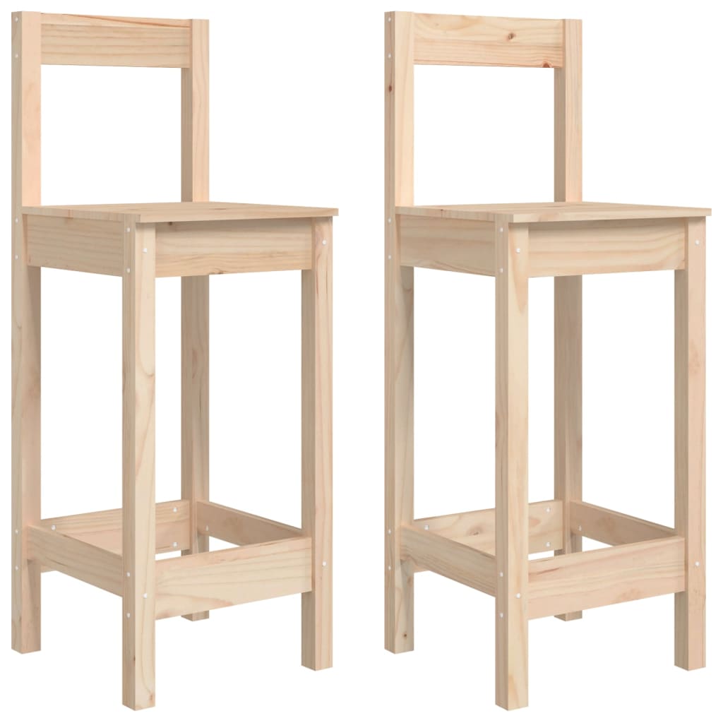 Barstoelen 40X41,5X112 Cm Massief Grenenhout