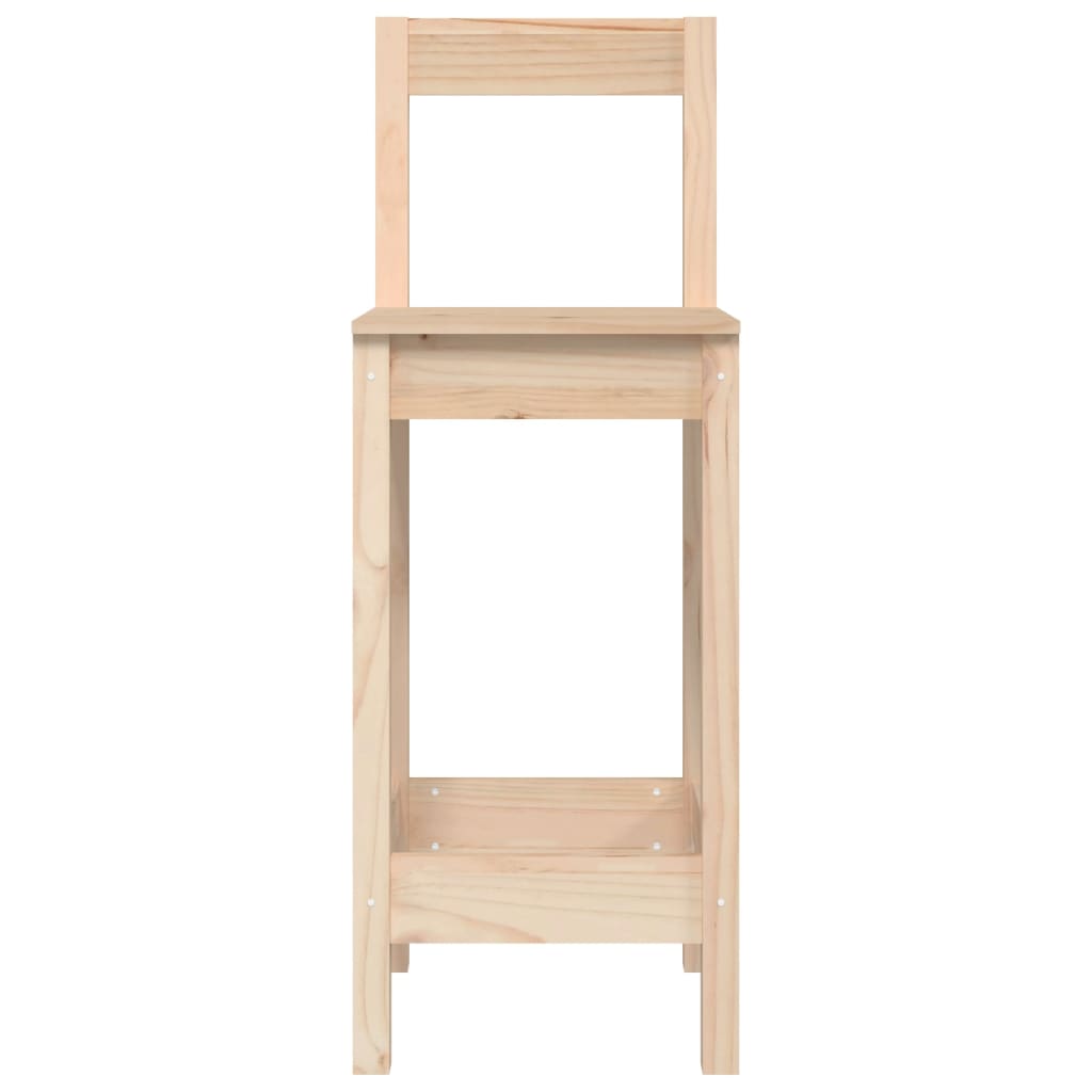 Barstoelen 40X41,5X112 Cm Massief Grenenhout