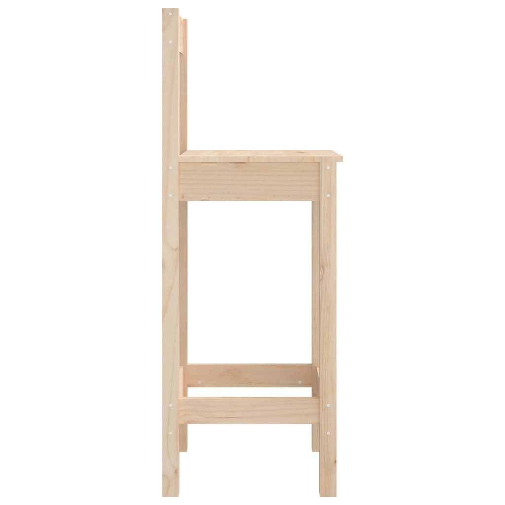 Barstoelen 40X41,5X112 Cm Massief Grenenhout