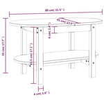 Salontafel Massief Grenenhout