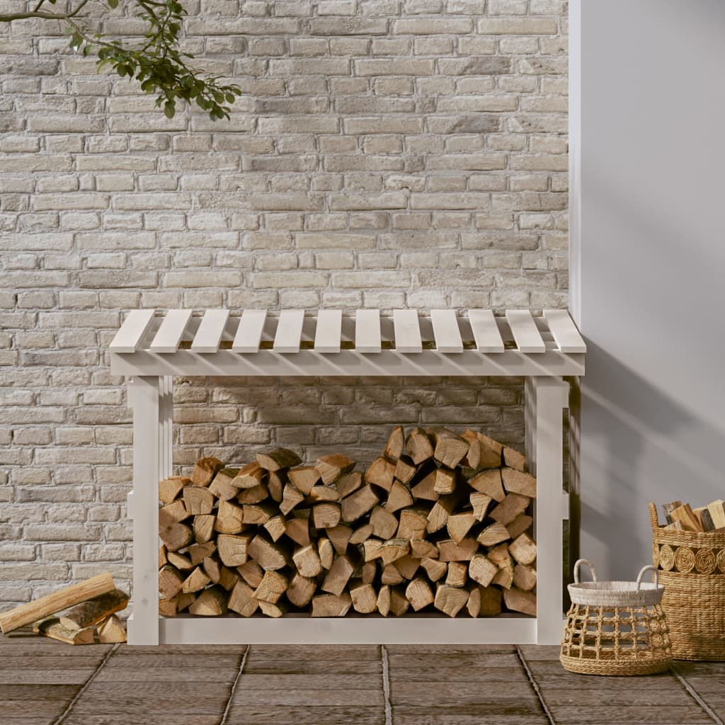 Haardhoutrek 108X64,5X77 Cm Massief Grenenhout