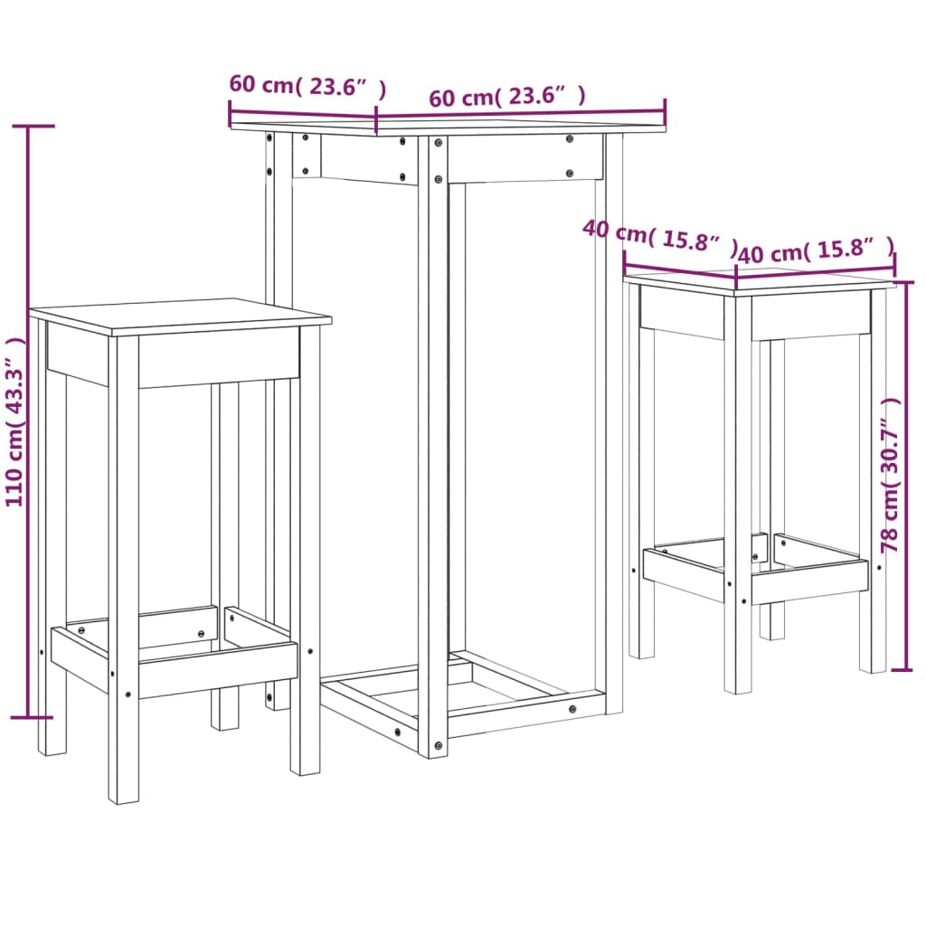 Barset Massief Grenenhout