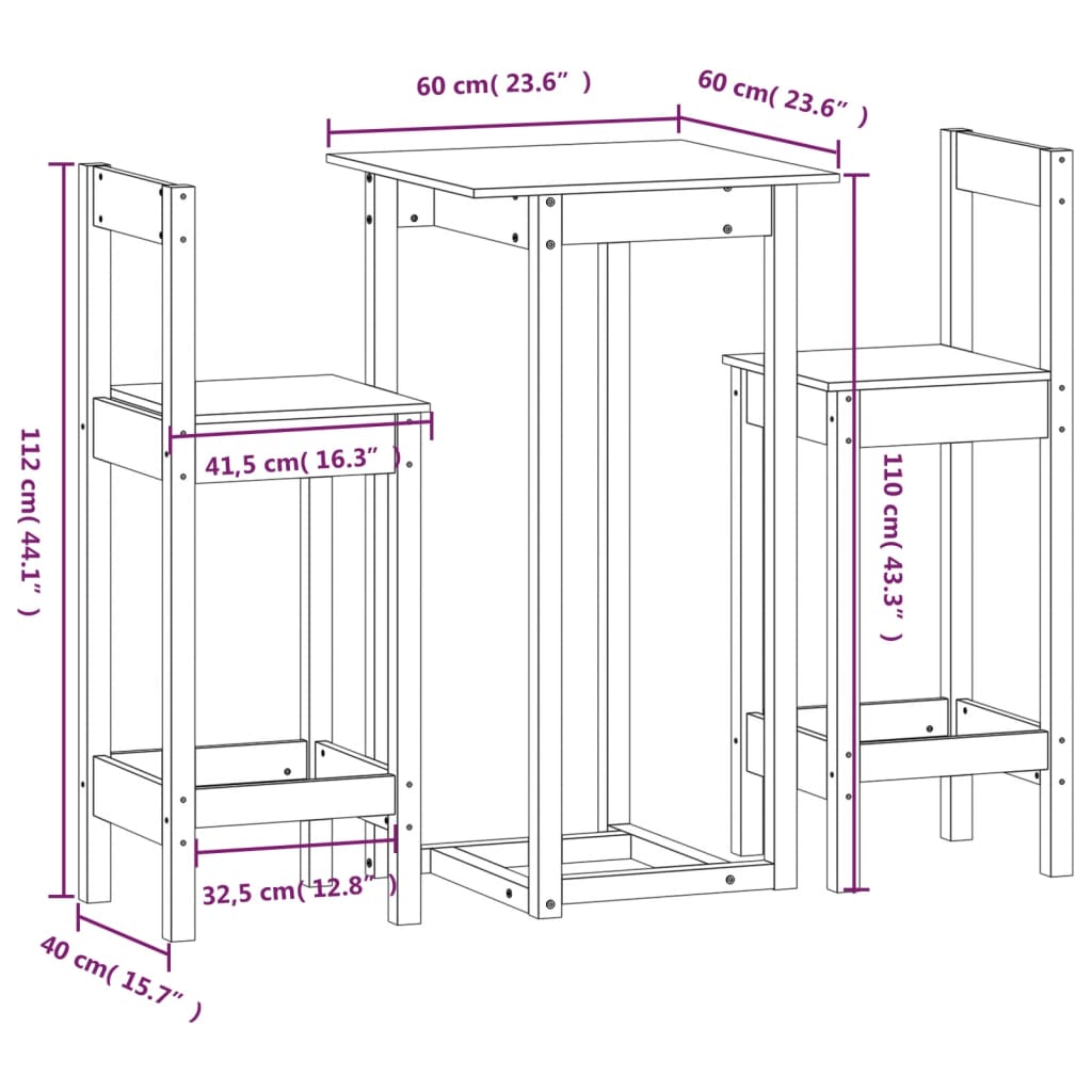 Barset Massief Grenenhout