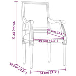 Fauteuil 54X59X99 Cm Linnen