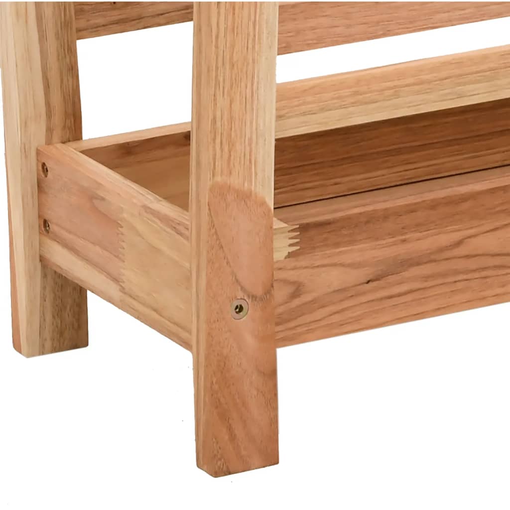Tijdschriftenrek 40X26,5X38,5 Cm Massief Walnotenhout