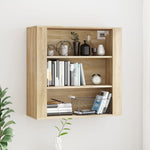 Wandkast 80X33X80 Cm Bewerkt Hout