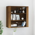 Wandkast 80X33X80 Cm Bewerkt Hout
