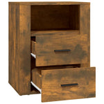 Nachtkastje 50X36X60 Cm Bewerkt Hout Kleurig