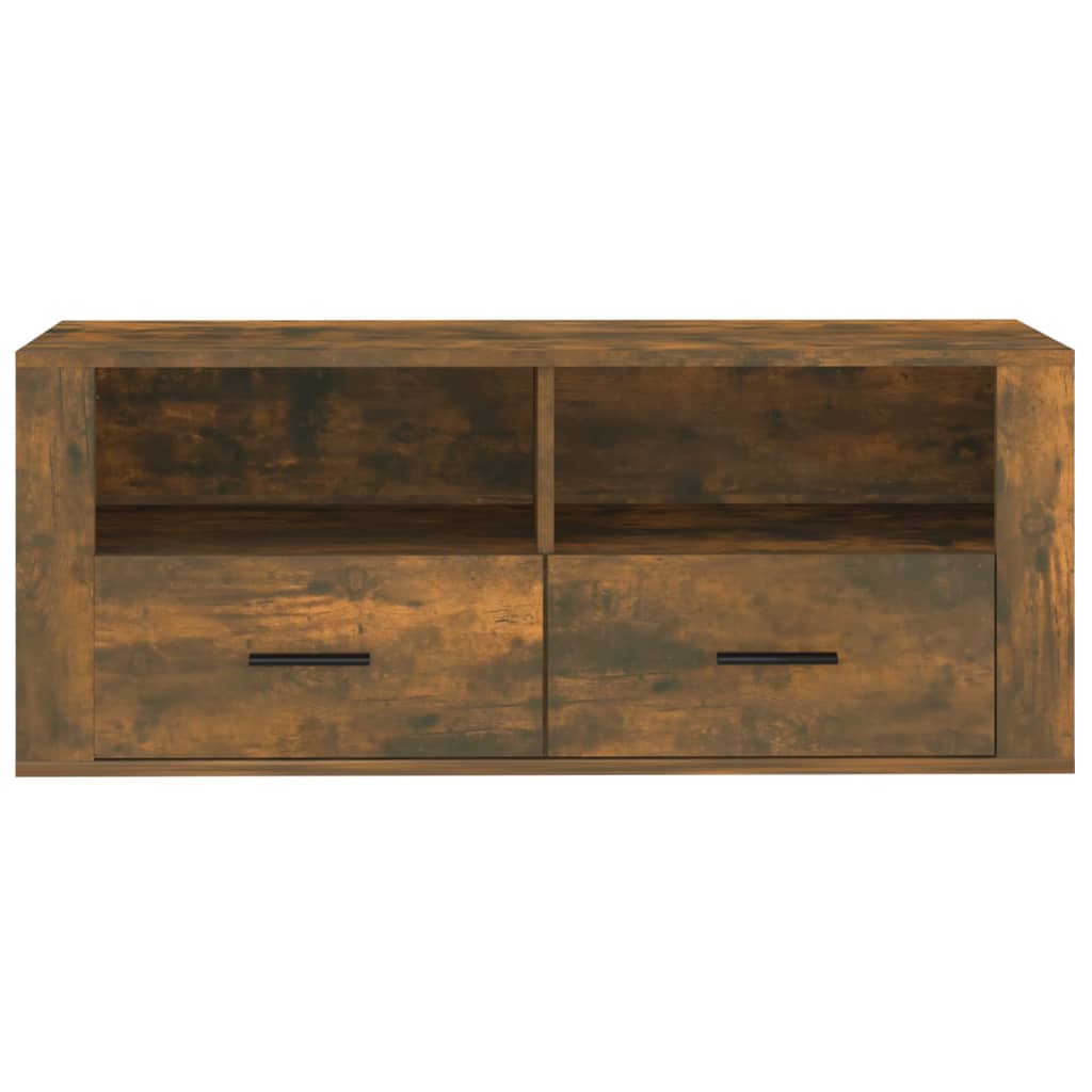 Tv-Meubel 100X35X40 Cm Bewerkt Hout Kleurig