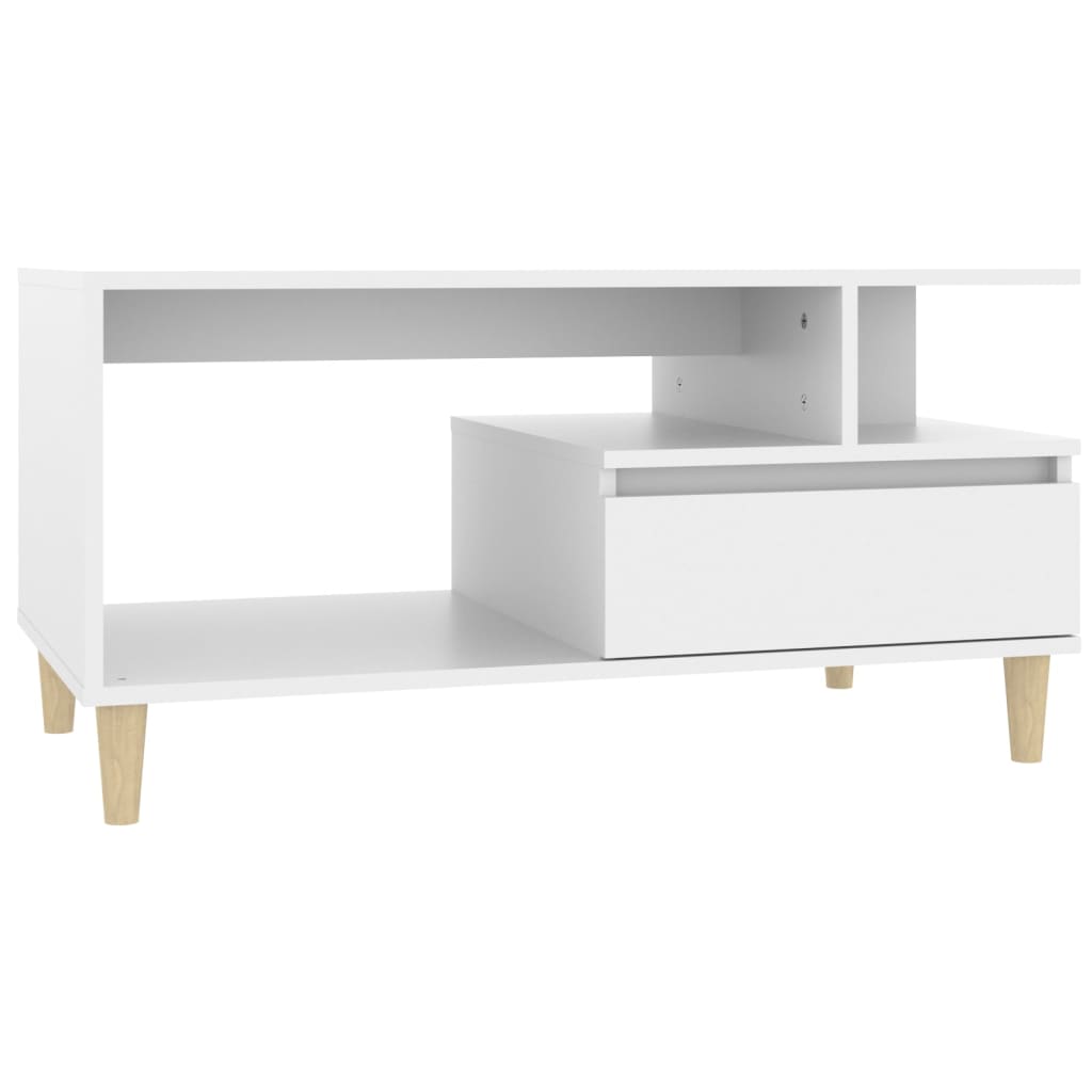 Salontafel 90X49X45 Cm Bewerkt Hout