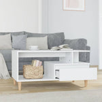 Salontafel 90X49X45 Cm Bewerkt Hout