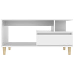 Salontafel 90X49X45 Cm Bewerkt Hout