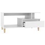 Salontafel 90X49X45 Cm Bewerkt Hout