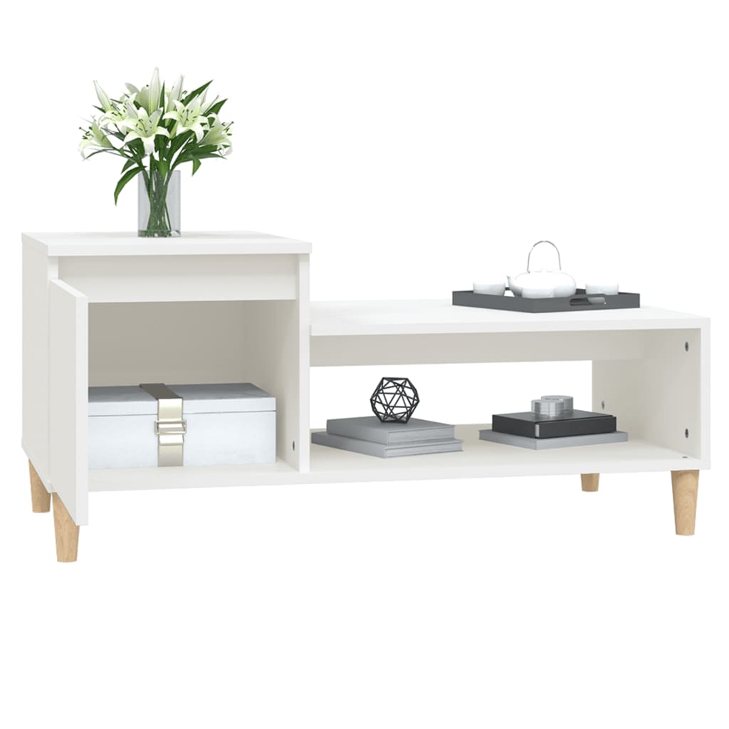 Salontafel 100X50X45 Cm Bewerkt Hout