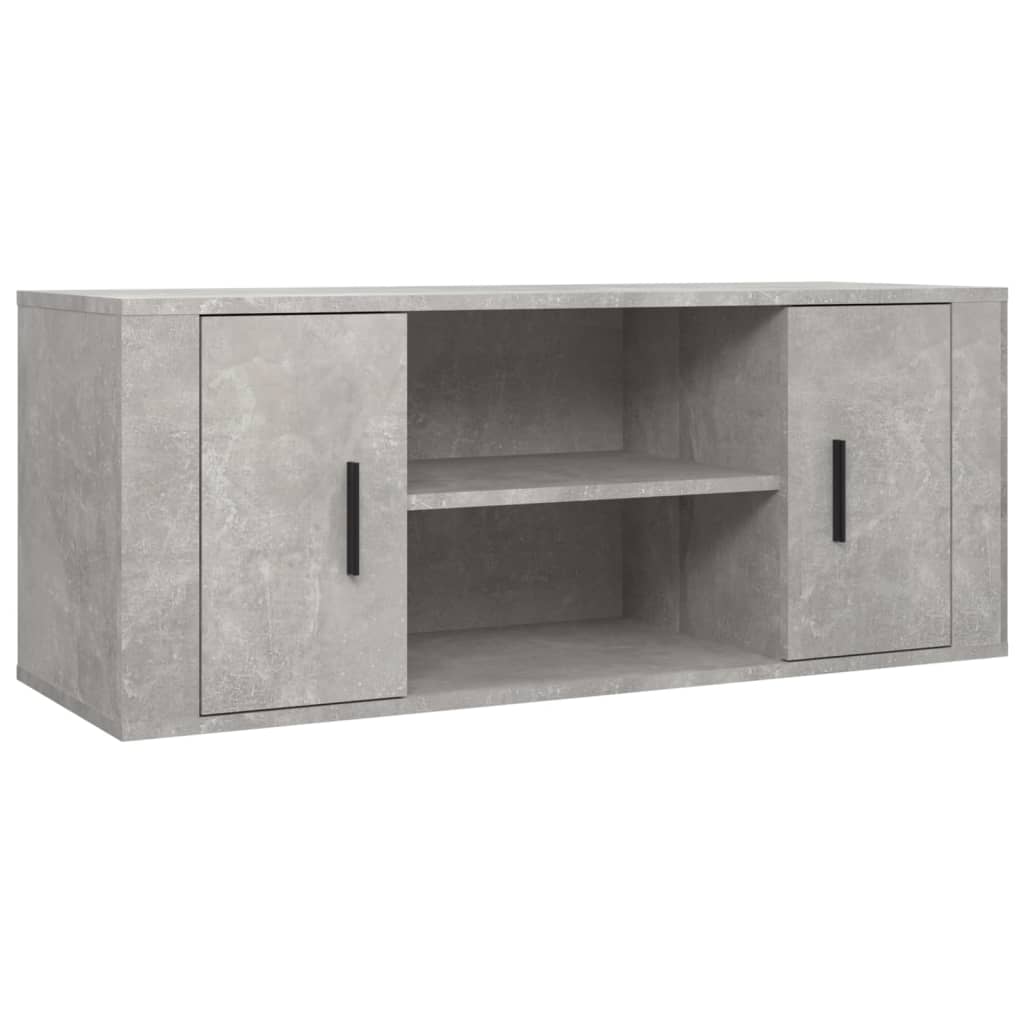 Tv-Meubel 100X35X40 Cm Bewerkt Hout