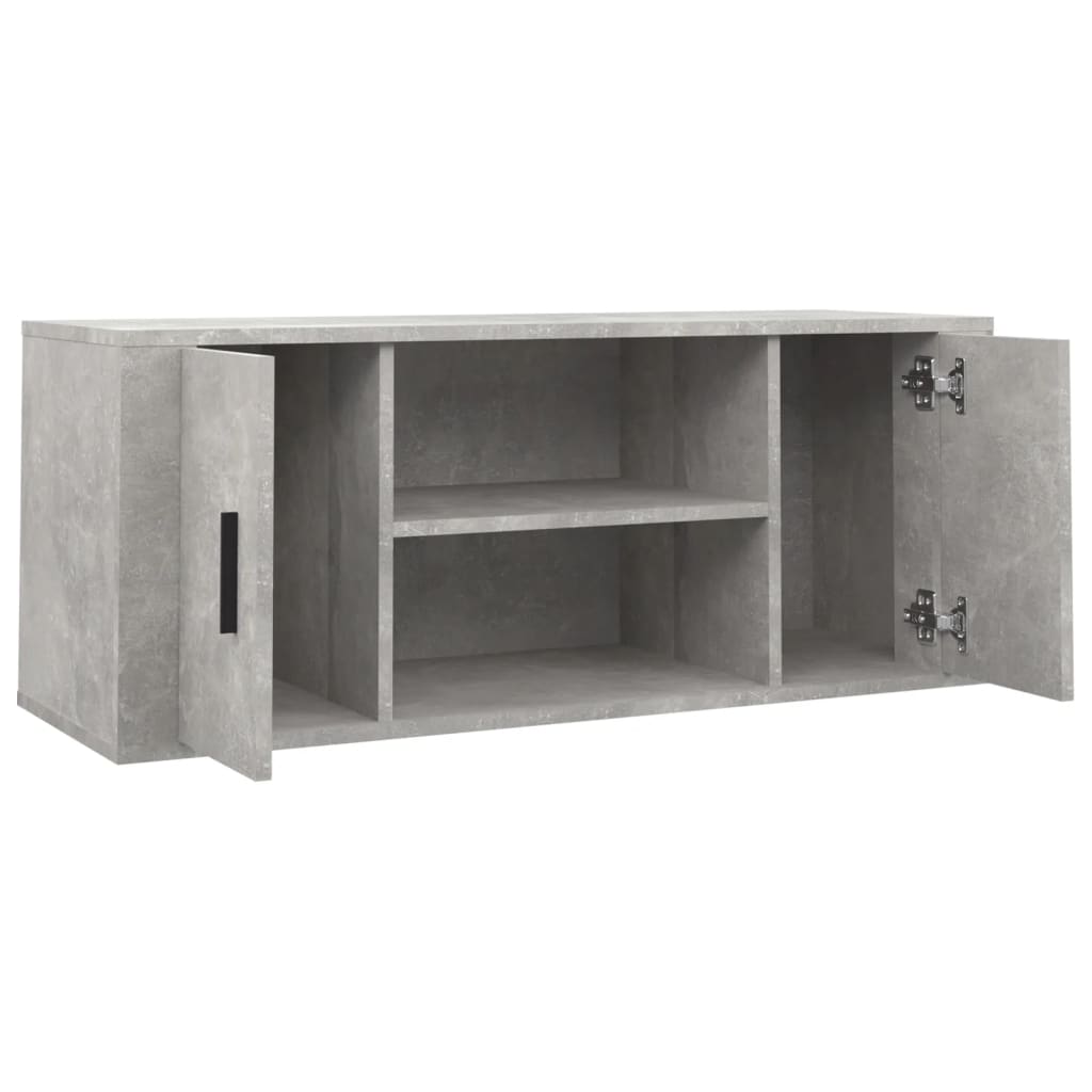 Tv-Meubel 100X35X40 Cm Bewerkt Hout