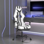 Gamestoel Kunstleer Wit En