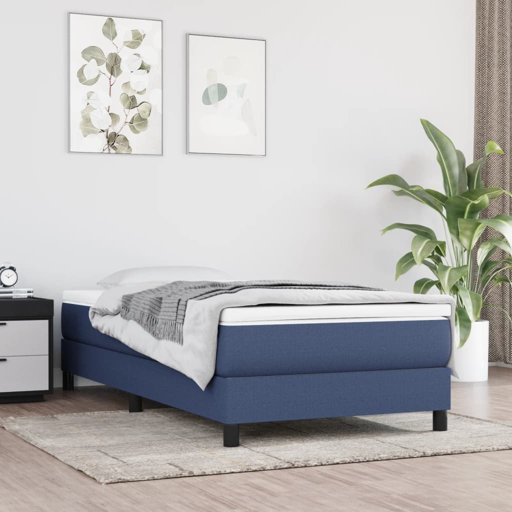 Bedframe Stof Blauw