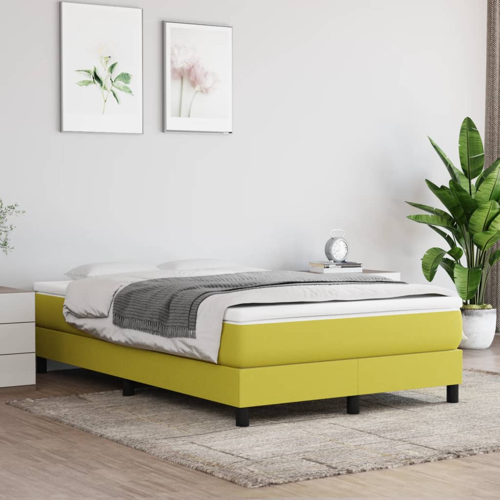 Bedframe Zonder Matras Stof Groen