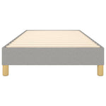 Bedframe Zonder Matras Stof Lichtgrijs