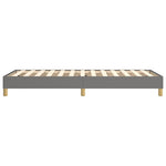 Bedframe Zonder Matras Stof Donkergrijs
