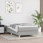 Bedframe Zonder Matras Stof Lichtgrijs