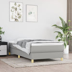 Bedframe Zonder Matras Stof Lichtgrijs