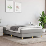 Bedframe Zonder Matras Stof Lichtgrijs