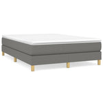 Bedframe Zonder Matras Stof Donkergrijs