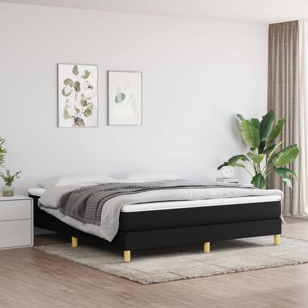 Bedframe Stof Zwart