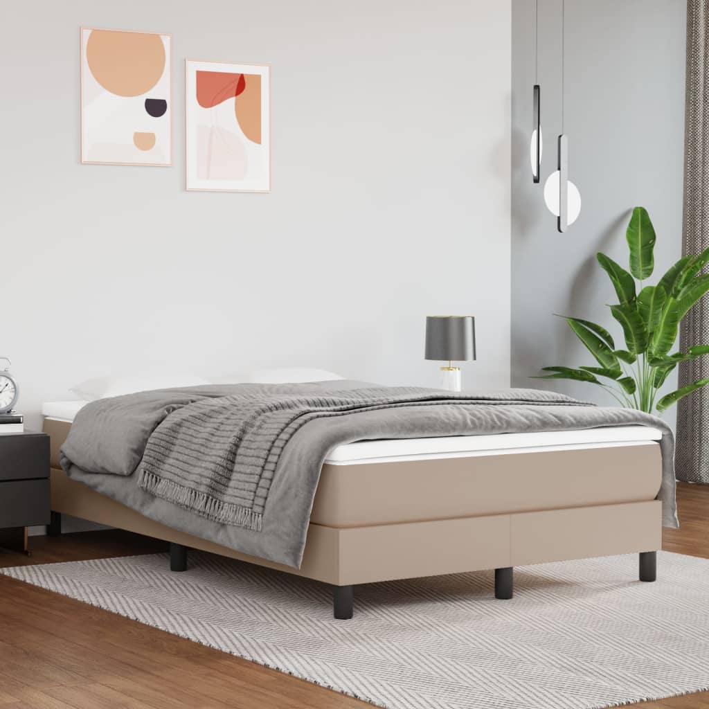 Bedframe Kunstleer Kleurig Cappuccino