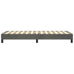 Bedframe Fluweel Donkergrijs