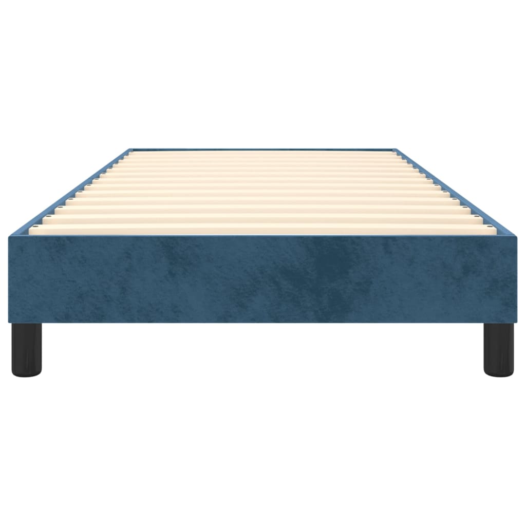 Bedframe Fluweel Donkerblauw