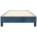 Bedframe Fluweel Donkerblauw