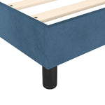 Bedframe Fluweel Donkerblauw