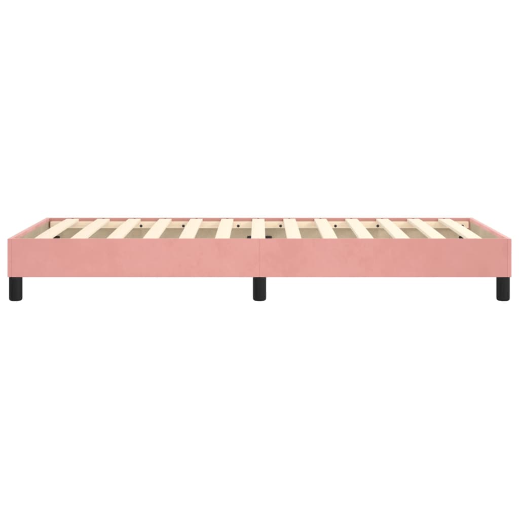 Bedframe Fluweel Roze