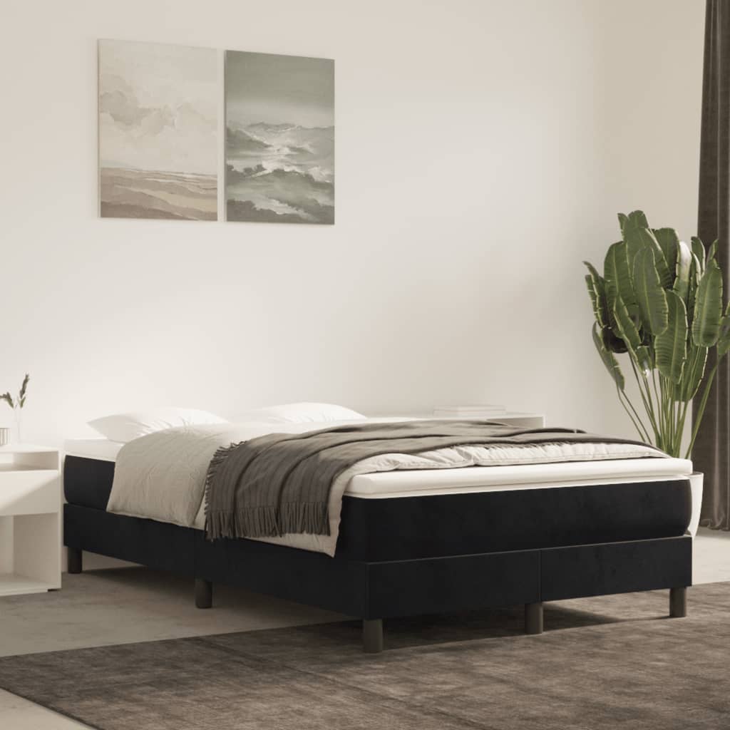 Bedframe Fluweel Zwart