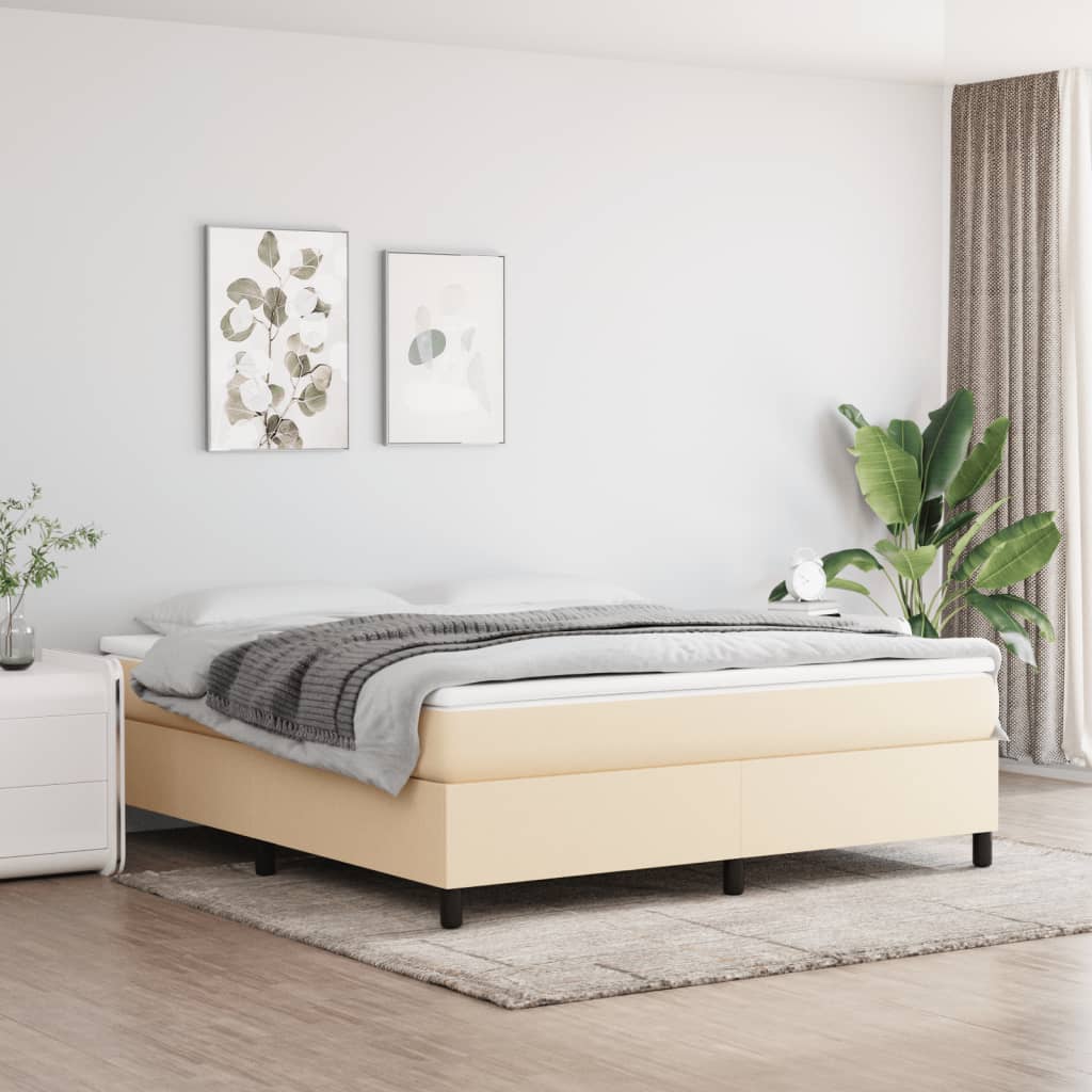 Bedframe Stof Crème