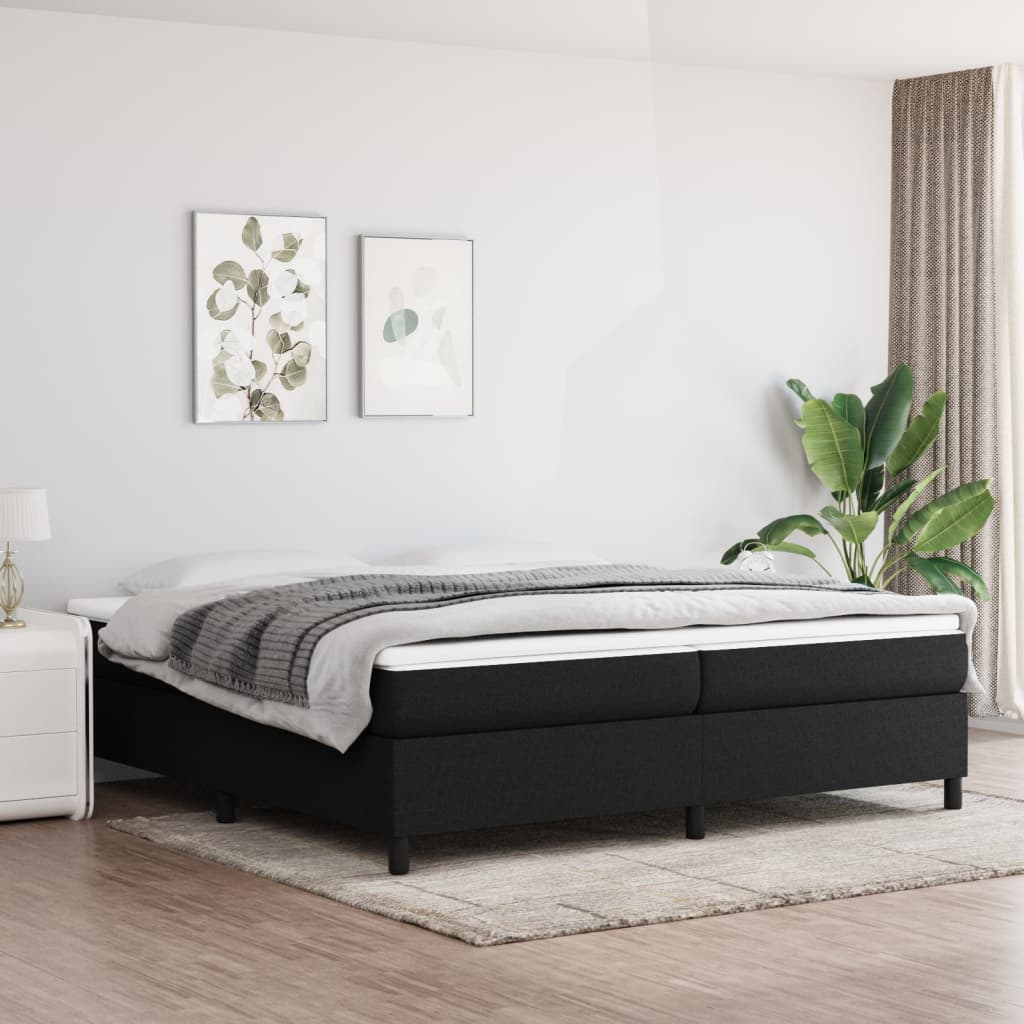 Bedframe Stof Zwart