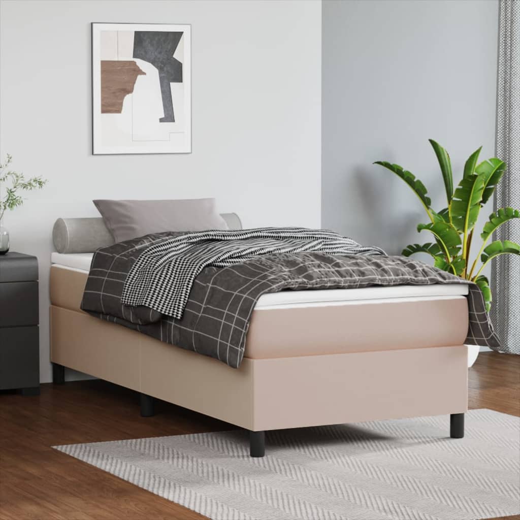 Bedframe Kunstleer Kleurig Cappuccino